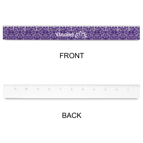 Lotus Flower Plastic Ruler - 12" - APPROVAL