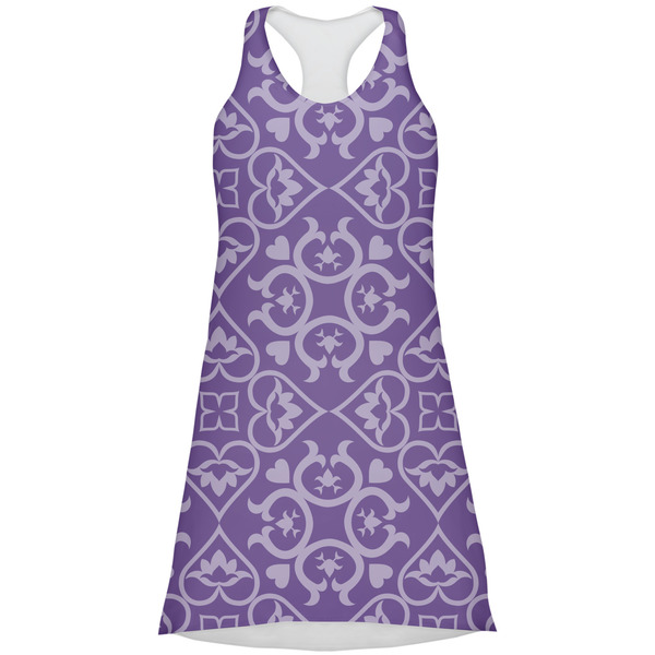 Custom Lotus Flower Racerback Dress - X Large
