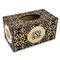 Lotus Flower Wood Tissue Box Cover - Rectangle (Personalized)