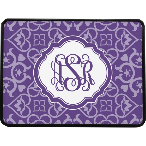 Lotus Flower Rectangular Car Hitch Cover w/ FRP Insert (Select Size)