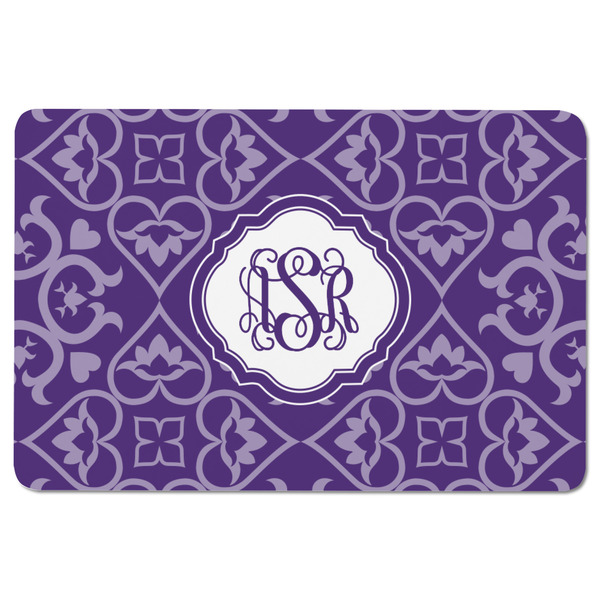 Lotus Flower Rectangular Fridge Magnet - FRONT