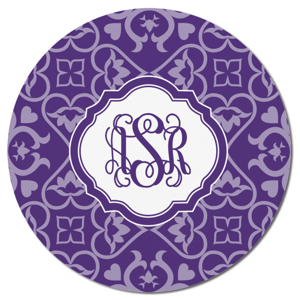 Lotus Flower Round Fridge Magnet - FRONT