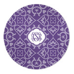 Lotus Flower 5' Round Indoor Area Rug (Personalized)