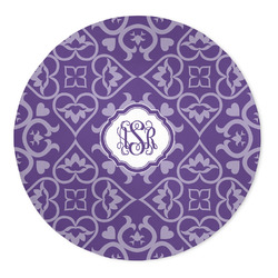 Lotus Flower 5' Round Indoor Area Rug (Personalized)