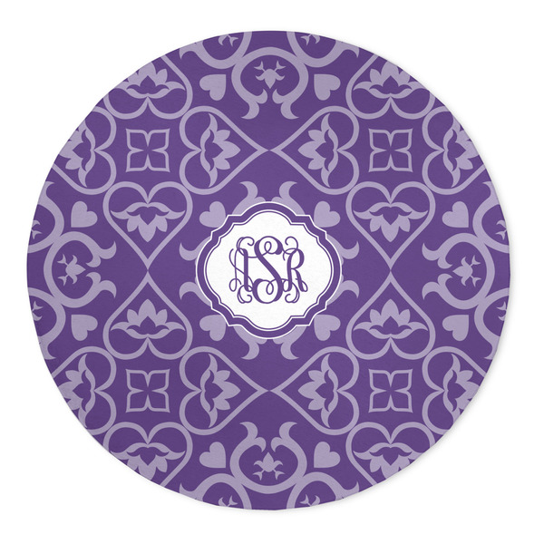 Custom Lotus Flower 5' Round Indoor Area Rug (Personalized)