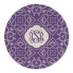 Lotus Flower Round Linen Placemat (Personalized)