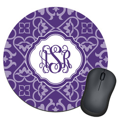 Lotus Flower Round Mouse Pad (Personalized)