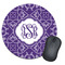 Lotus Flower Round Mouse Pad (Personalized)