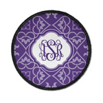 Lotus Flower Iron On Round Patch w/ Monogram