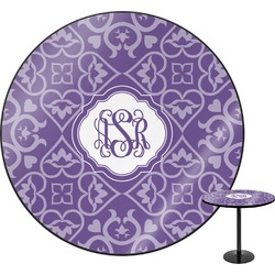 Lotus Flower Round Table - 24" (Personalized)