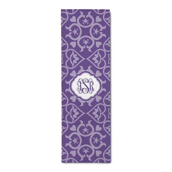 Custom Lotus Flower Runner Rug - 2.5'x8' w/ Monograms