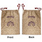 Lotus Flower Santa Sack - Front & Back (Personalized)
