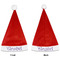 Lotus Flower Santa Hats - Front and Back (Double Sided Print) APPROVAL