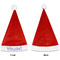 Lotus Flower Santa Hats - Front and Back (Single Print) APPROVAL