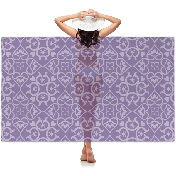 Custom Lotus Flower Sheer Sarong