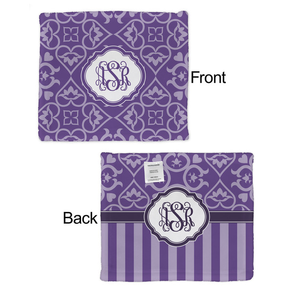 Lotus Flower Security Blanket - Front & Back View