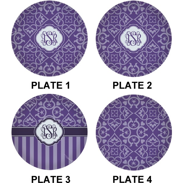 Lotus Flower Set of Lunch / Dinner Plates (Approval)