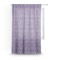 Lotus Flower Sheer Curtain With Window and Rod