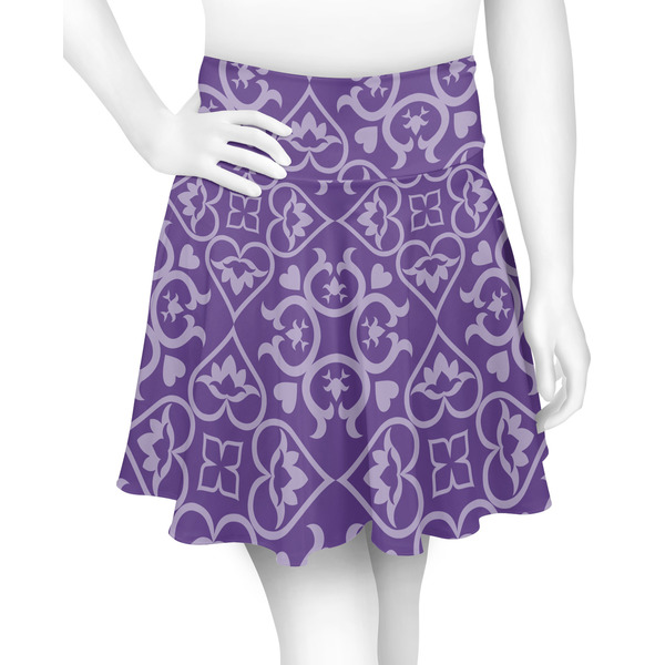 Custom Lotus Flower Skater Skirt