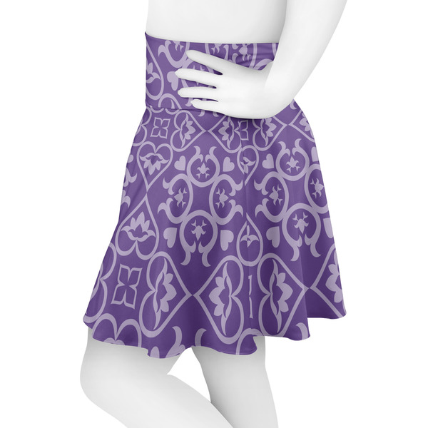 Lotus Flower Skater Skirt - Side