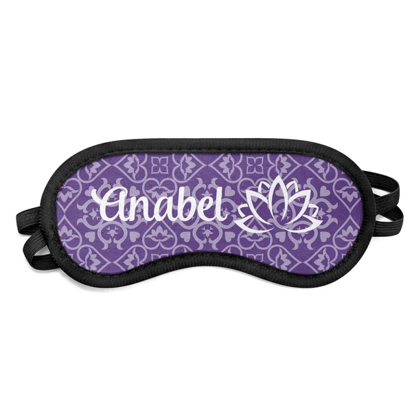 Custom Lotus Flower Sleeping Eye Mask (Personalized)