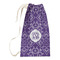 Lotus Flower Small Laundry Bag - Front View