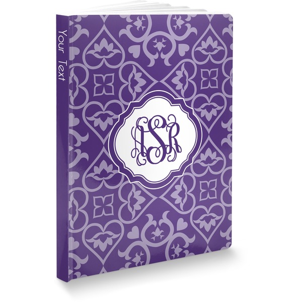 Custom Lotus Flower Softbound Notebook (Personalized)