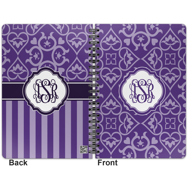 Lotus Flower Spiral Journal 7 x 10 - Apvl