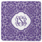 Lotus Flower Square Rubber Backed Coaster (Personalized)