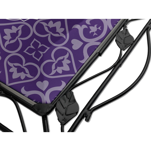 Lotus Flower Square Trivet - Detail