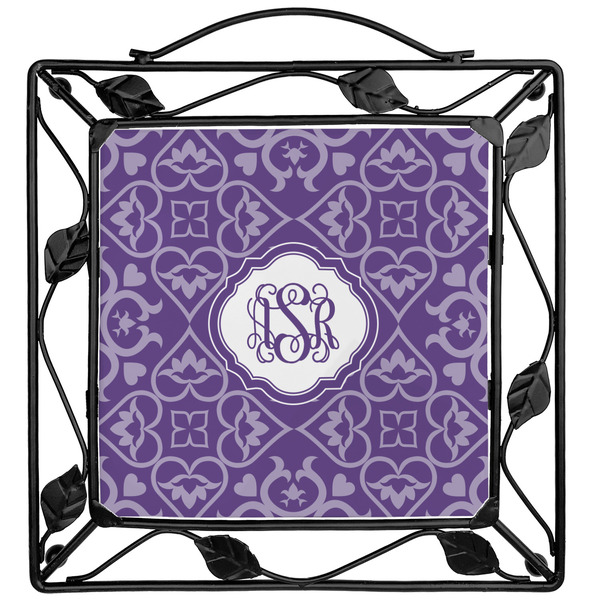 Custom Lotus Flower Square Trivet (Personalized)