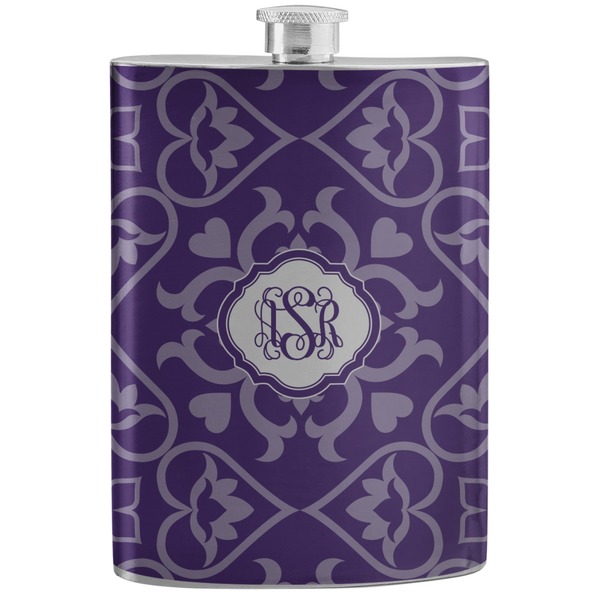 Custom Lotus Flower Stainless Steel Flask (Personalized)
