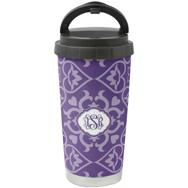 Custom Lotus Flower Stainless Steel Coffee Tumbler (Personalized)