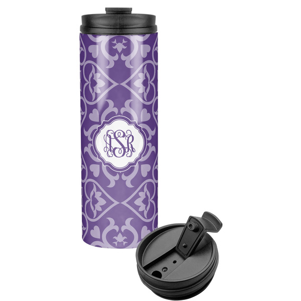 Custom Lotus Flower Stainless Steel Skinny Tumbler (Personalized)