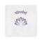 Lotus Flower Standard Cocktail Napkins - Front View
