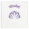 Lotus Flower Paper Dinner Napkins (Personalized)