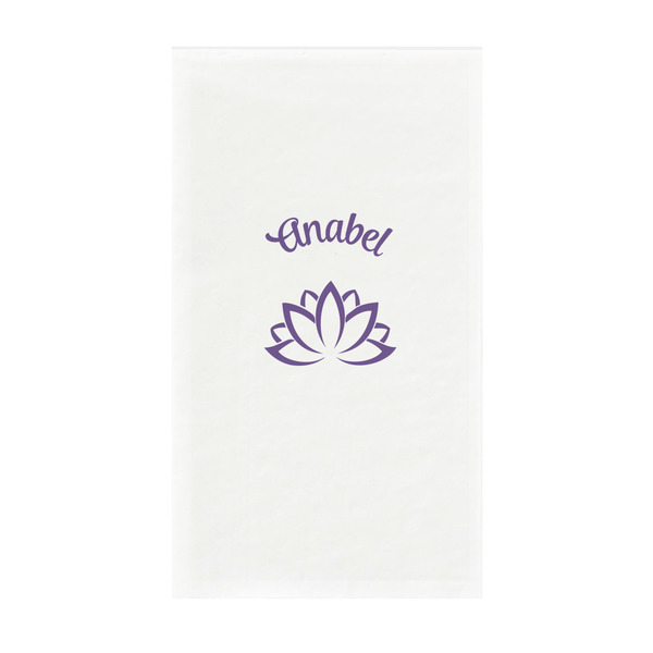 Custom Lotus Flower Guest Towels - Full Color - Standard (Personalized)