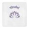 Lotus Flower Standard Decorative Napkins (Personalized)