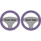 Lotus Flower Steering Wheel Cover- Front and Back
