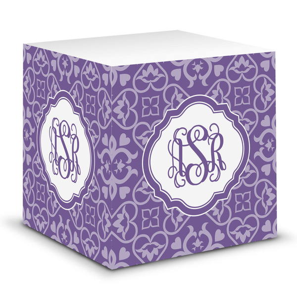 Custom Lotus Flower Sticky Note Cube (Personalized)