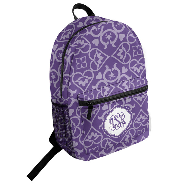 Custom Lotus Flower Student Backpack (Personalized)