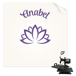 Lotus Flower Sublimation Transfer - Baby / Toddler (Personalized)