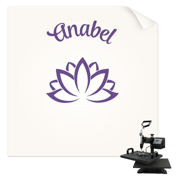 Custom Lotus Flower Sublimation Transfer - Youth / Women (Personalized)