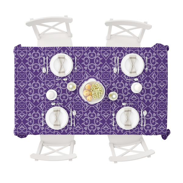 Lotus Flower Tablecloths (58"x102") - TOP VIEW