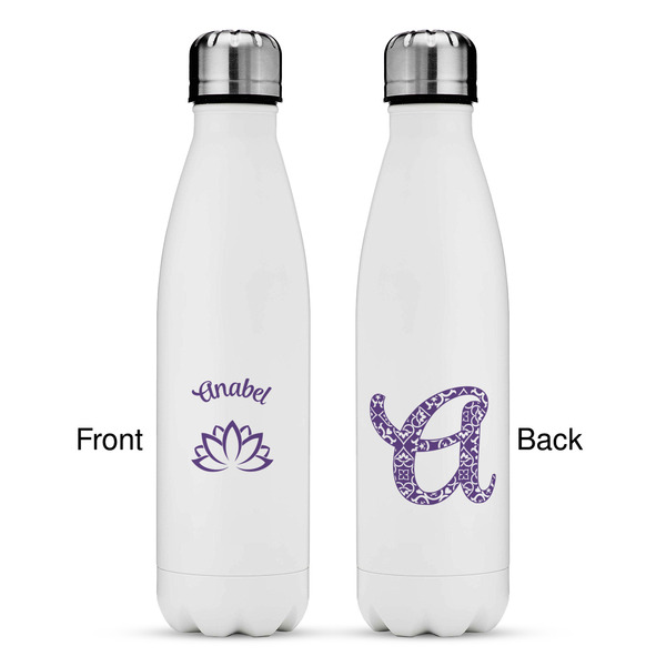 Lotus Flower Tapered Water Bottle - Apvl