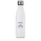 Lotus Flower Water Bottle - 17 oz. - Stainless Steel - Full Color Printing (Personalized)