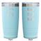 Lotus Flower Teal Polar Camel Tumbler - 20oz -Double Sided - Approval