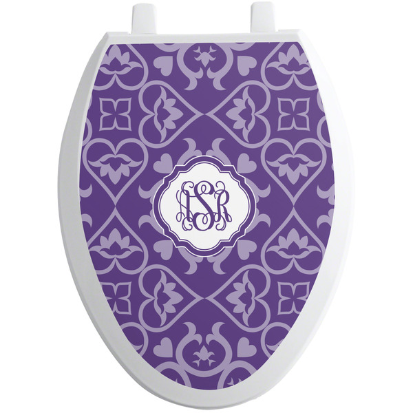 Lotus Flower Toilet Seat Decal (Personalized)