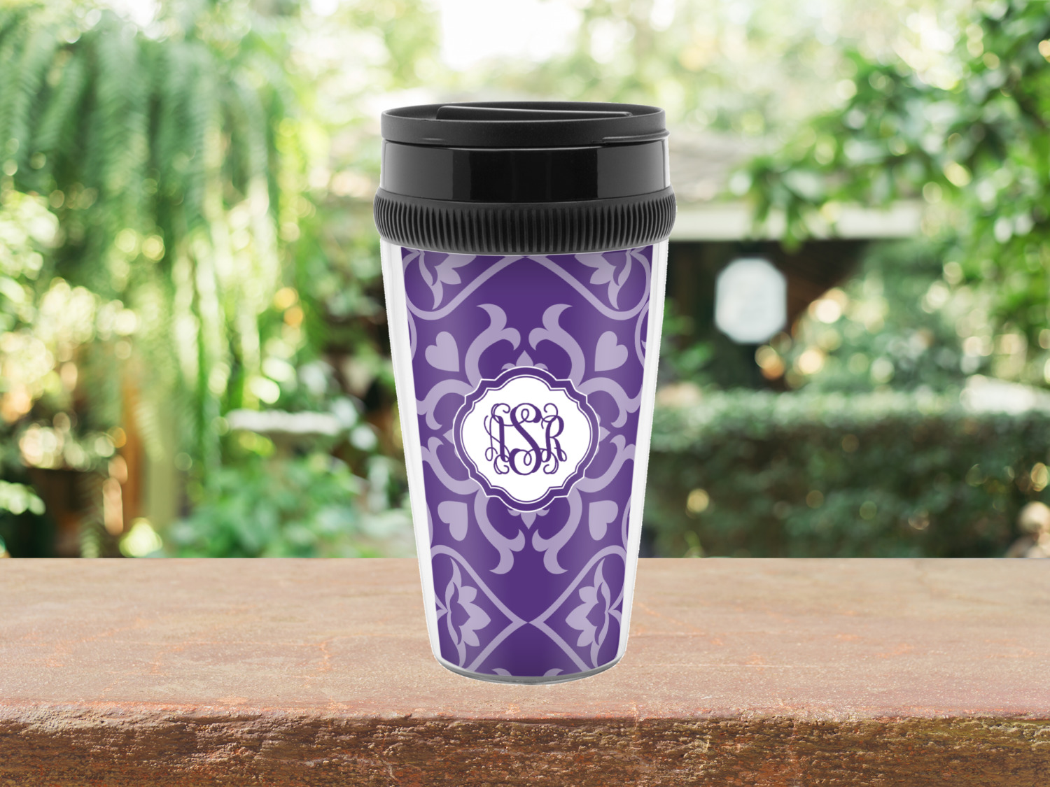 Lotus Flower Acrylic Travel Mugs (Personalized) YouCustomizeIt