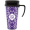 Lotus Flower Acrylic Travel Mug with Handle (Personalized)